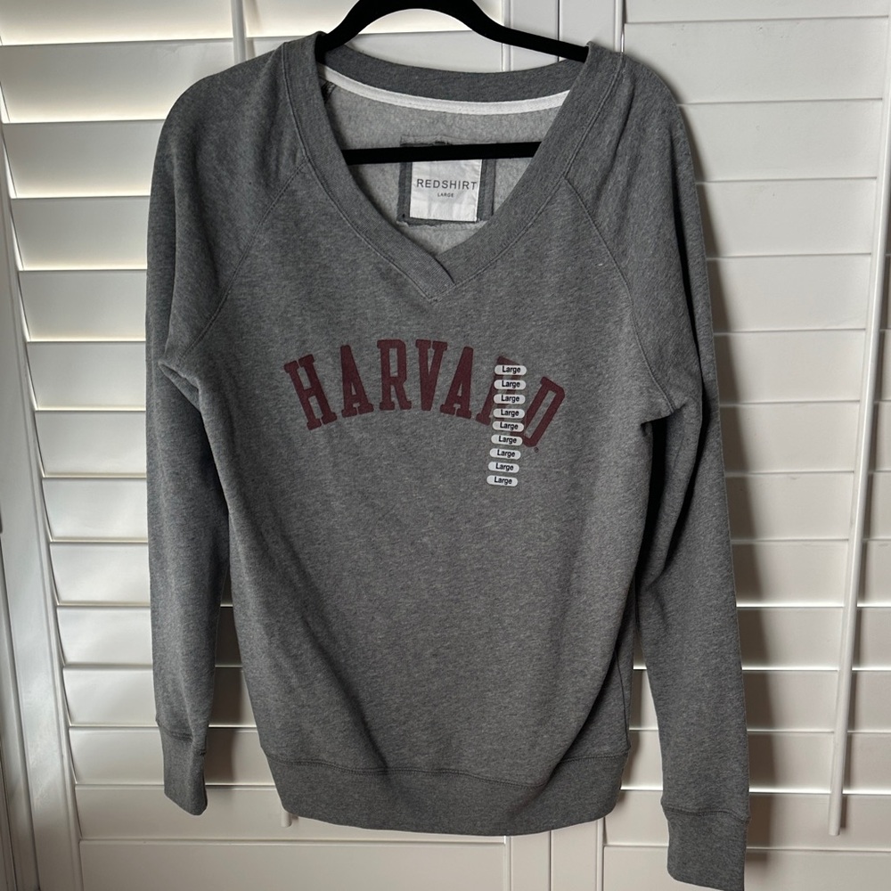 NWOT Harvard heather gray sweatshirt